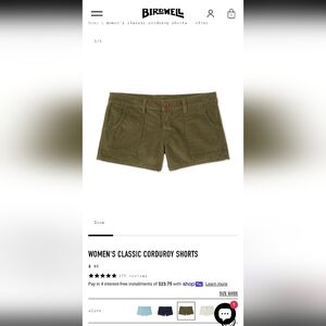 Birdwell Olive Cargo Shorts
